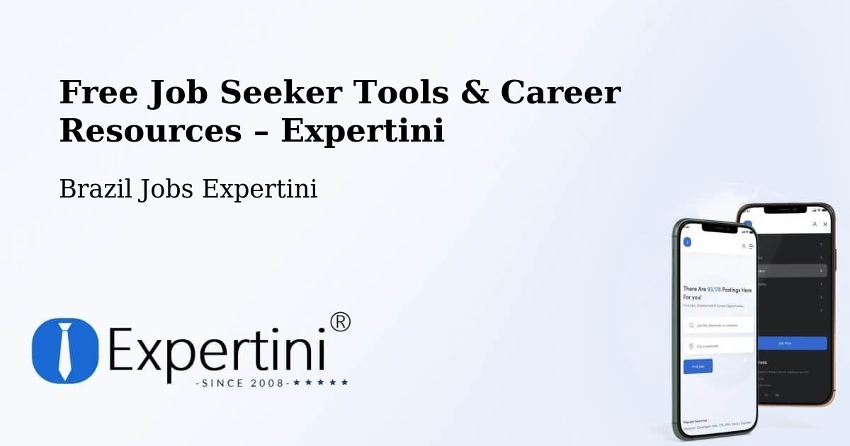 Free Job Seeker Tools & Career Resources – Timon - Timon, Brazil Jobs Expertini