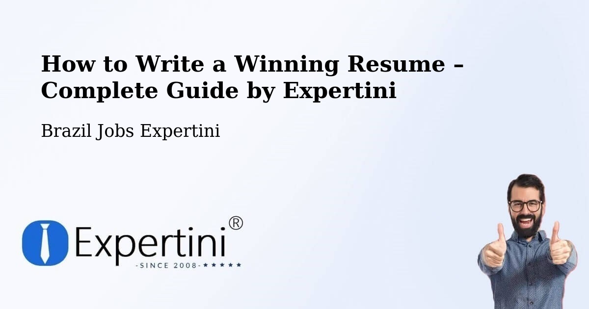 Resume Writing Guide for Job Seekers – Timon - Timon, Brazil Jobs Expertini